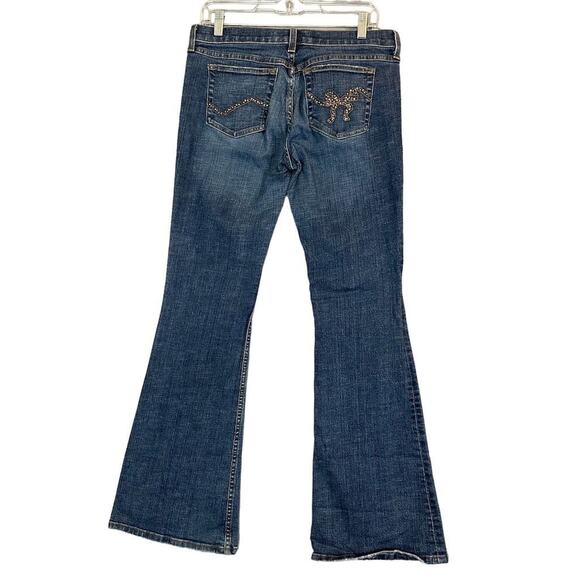 Juicy Couture Denim - Juicy Couture Bootcut Jeans Women's Size 12 (30)Embellished Pockets GlamMed Wash